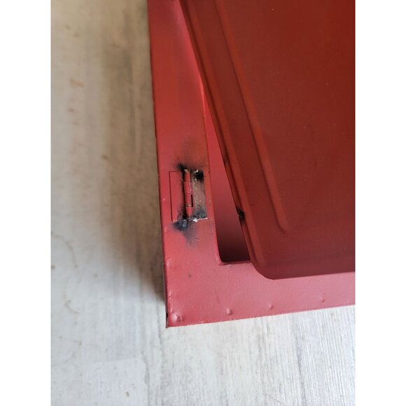 Ashland metal Santa Red Door mailbox Xmas home decor - Picture 7 of 13